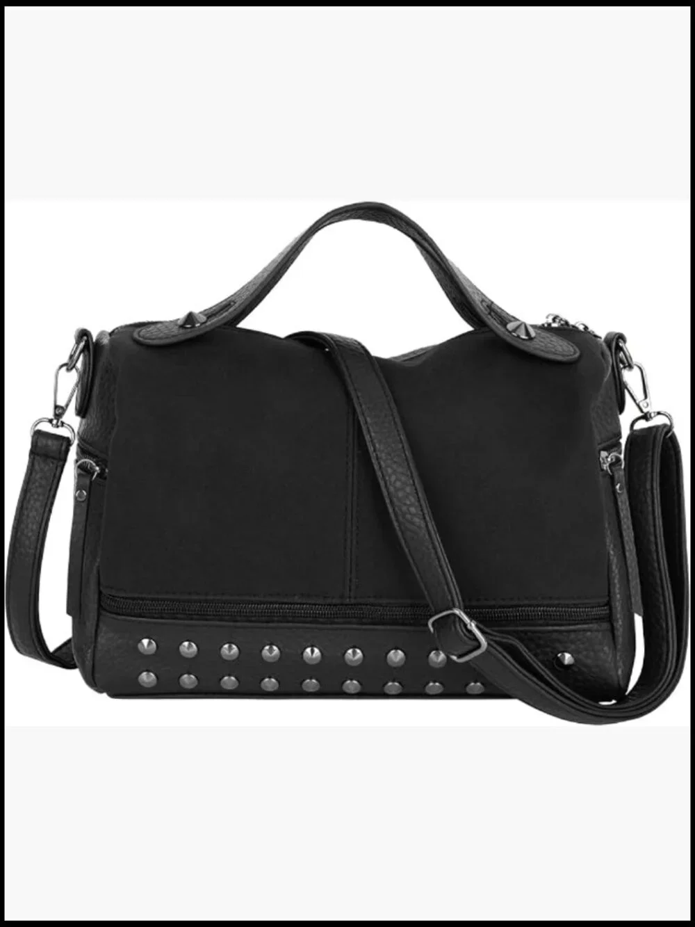 Large Hobo Crossbody Bag Faux Leather Top Handle Shoulder Purse